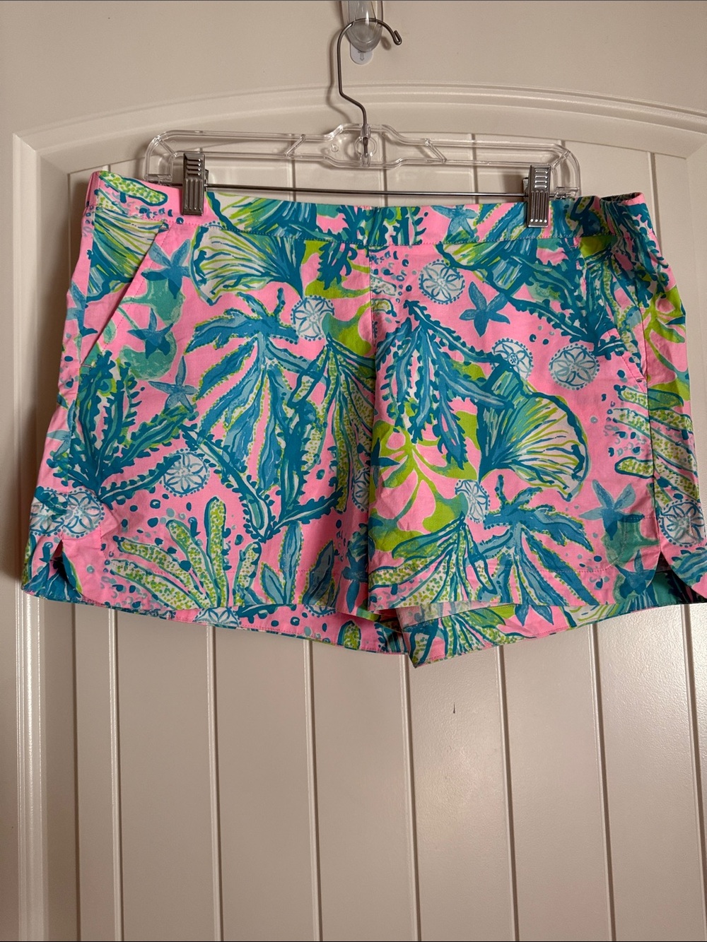 Lilly Pulitzer ocean view board shorts